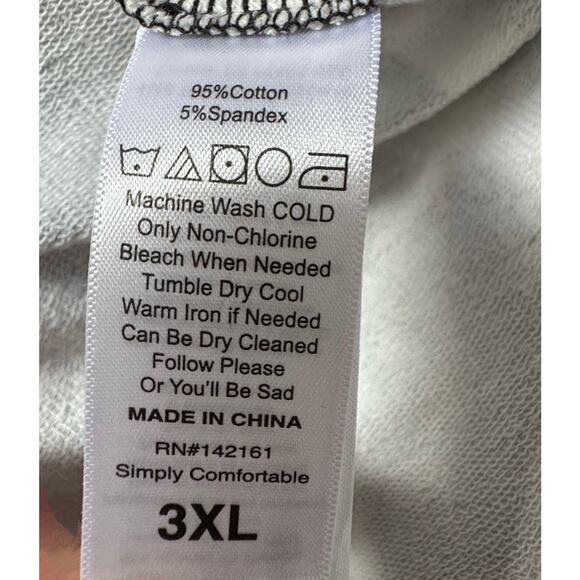 LuLaRoe TORRIE V-Neck Relaxed Fit Sweater 3XL Gray & Black Aztec New With Tags - Picture 5 of 8